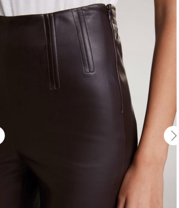 Oui Pleather Trousers